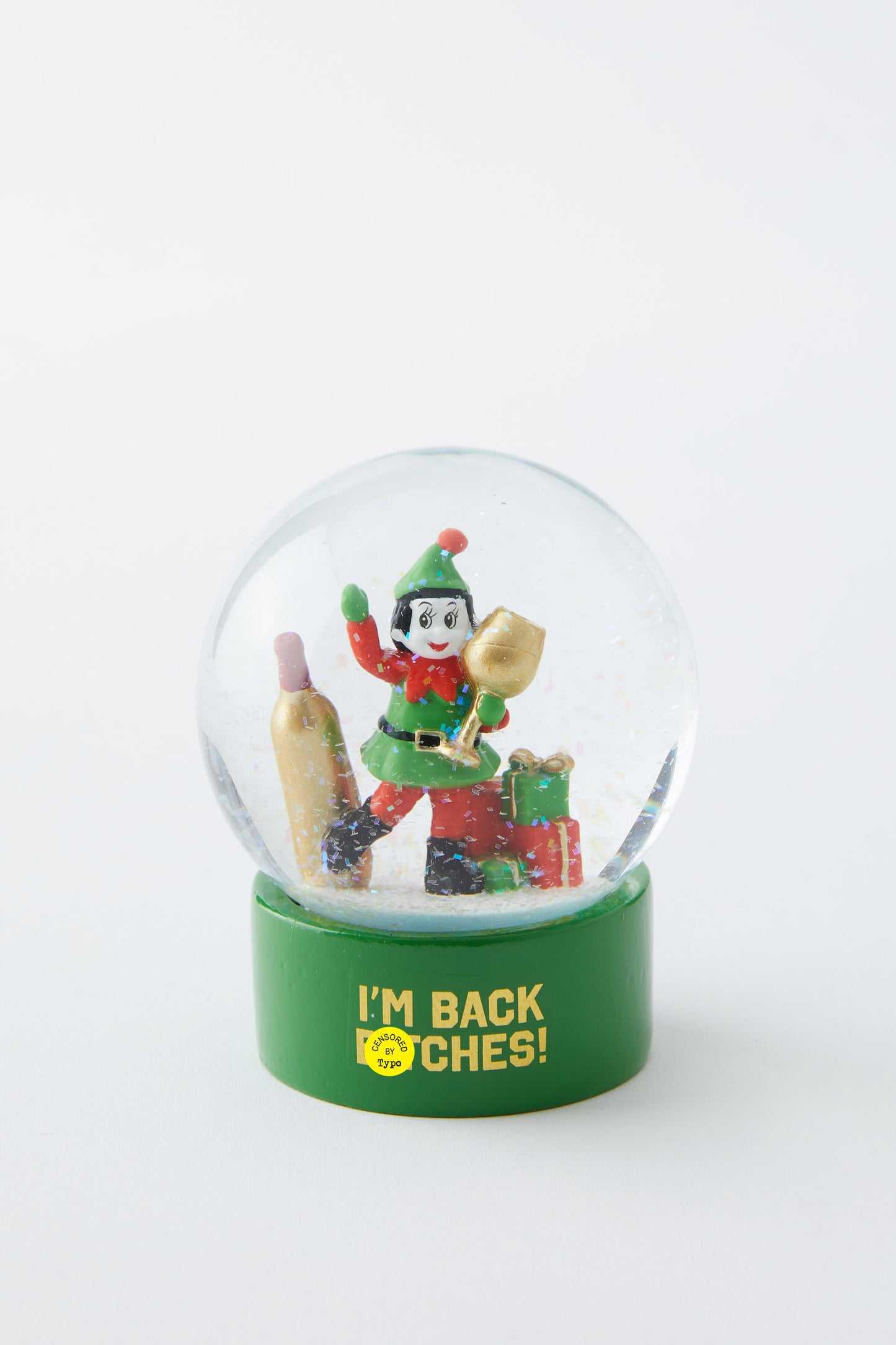 Christmas Icon Snow Globe
