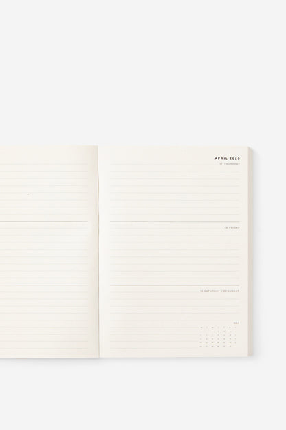 The Simpsons 2025 B6 Weekly Diary