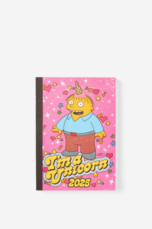 The Simpsons 2025 B6 Weekly Diary
