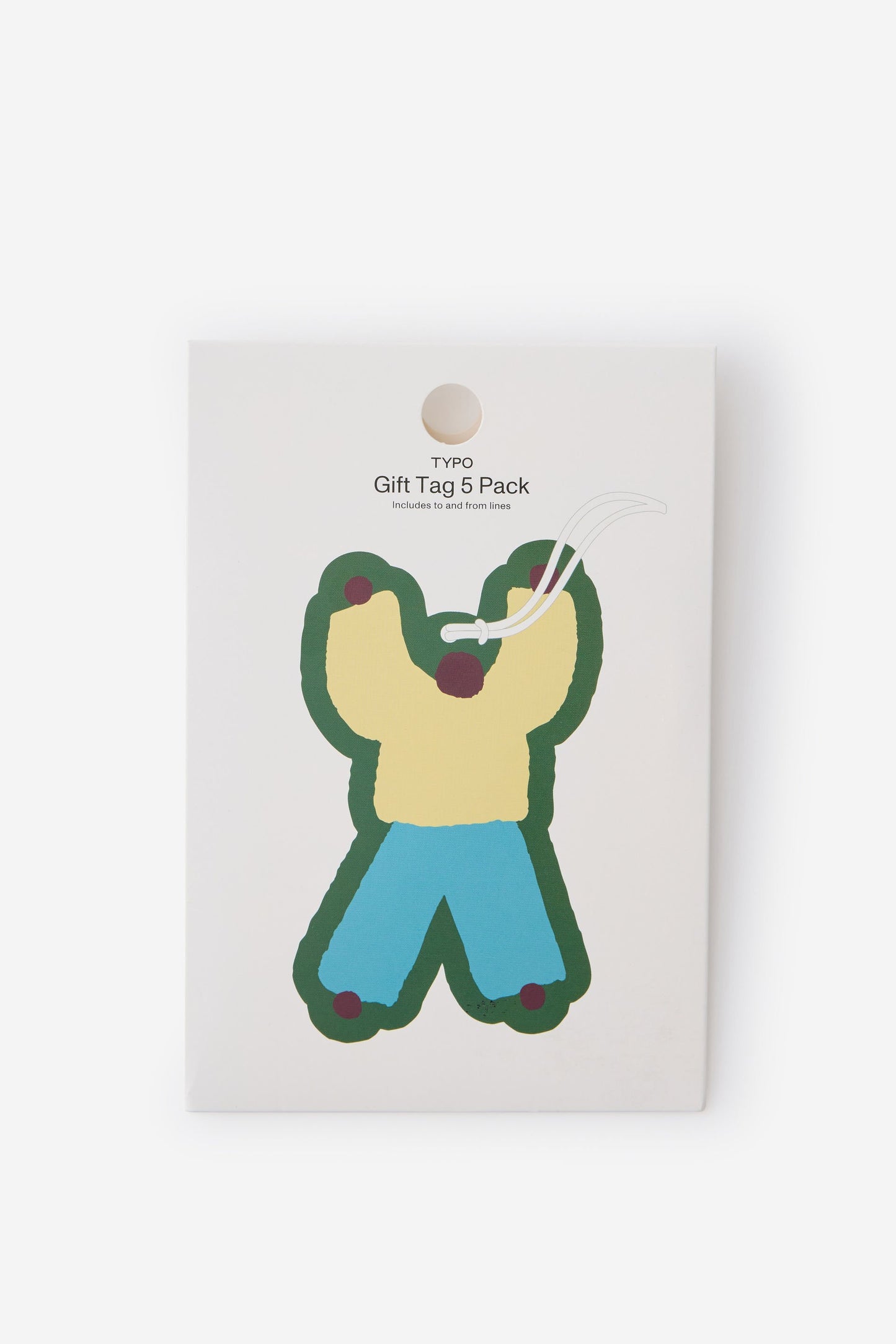 Die Cut Gift Tag 5Pk