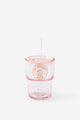 Hello Kitty Love A Latte Glass Tumbler