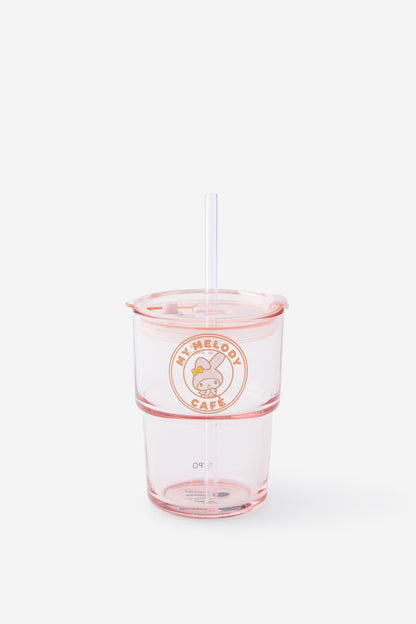 Hello Kitty Love A Latte Glass Tumbler