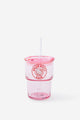 Hello Kitty Love A Latte Glass Tumbler