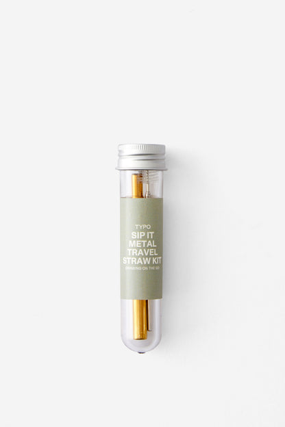 Sip It Metal Travel Straw Kit