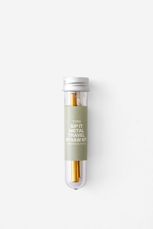 Sip It Metal Travel Straw Kit