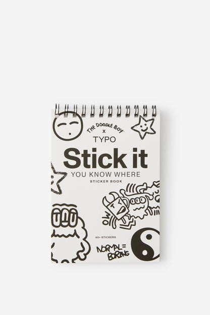 Doodle Boy Stick It Sticker Book