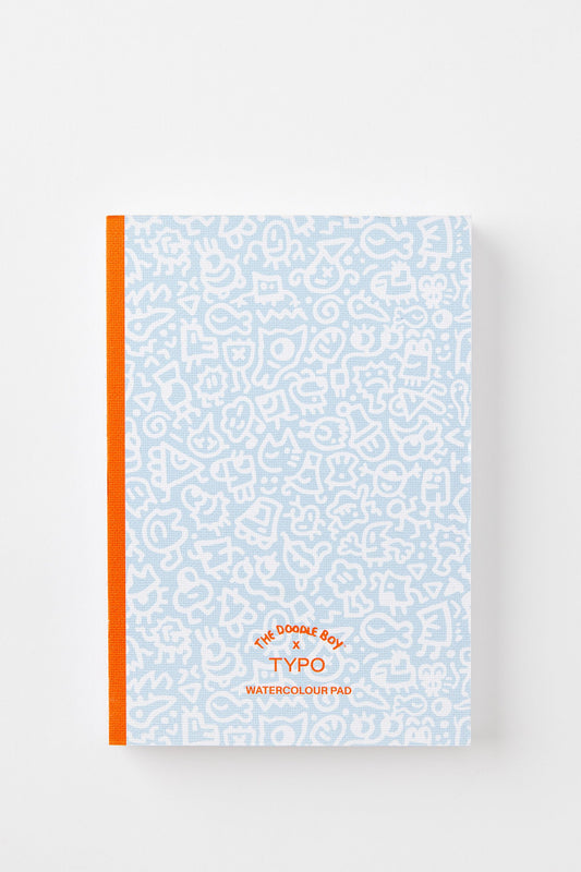 Doodle Boy A5 Stitch Bound Watercolour