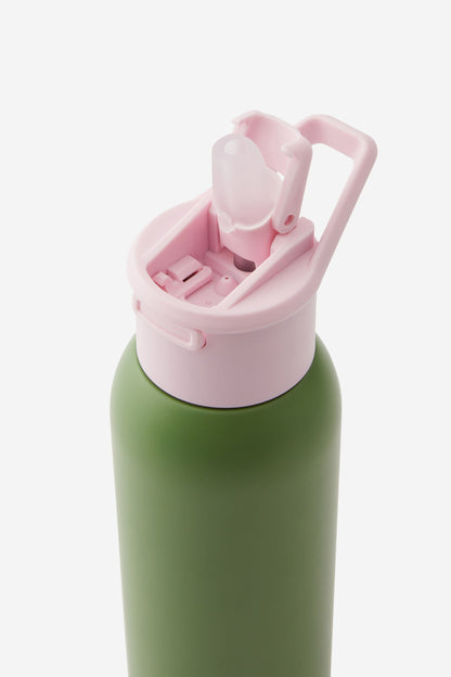 Flip It Metal Drink Bottle 600Ml