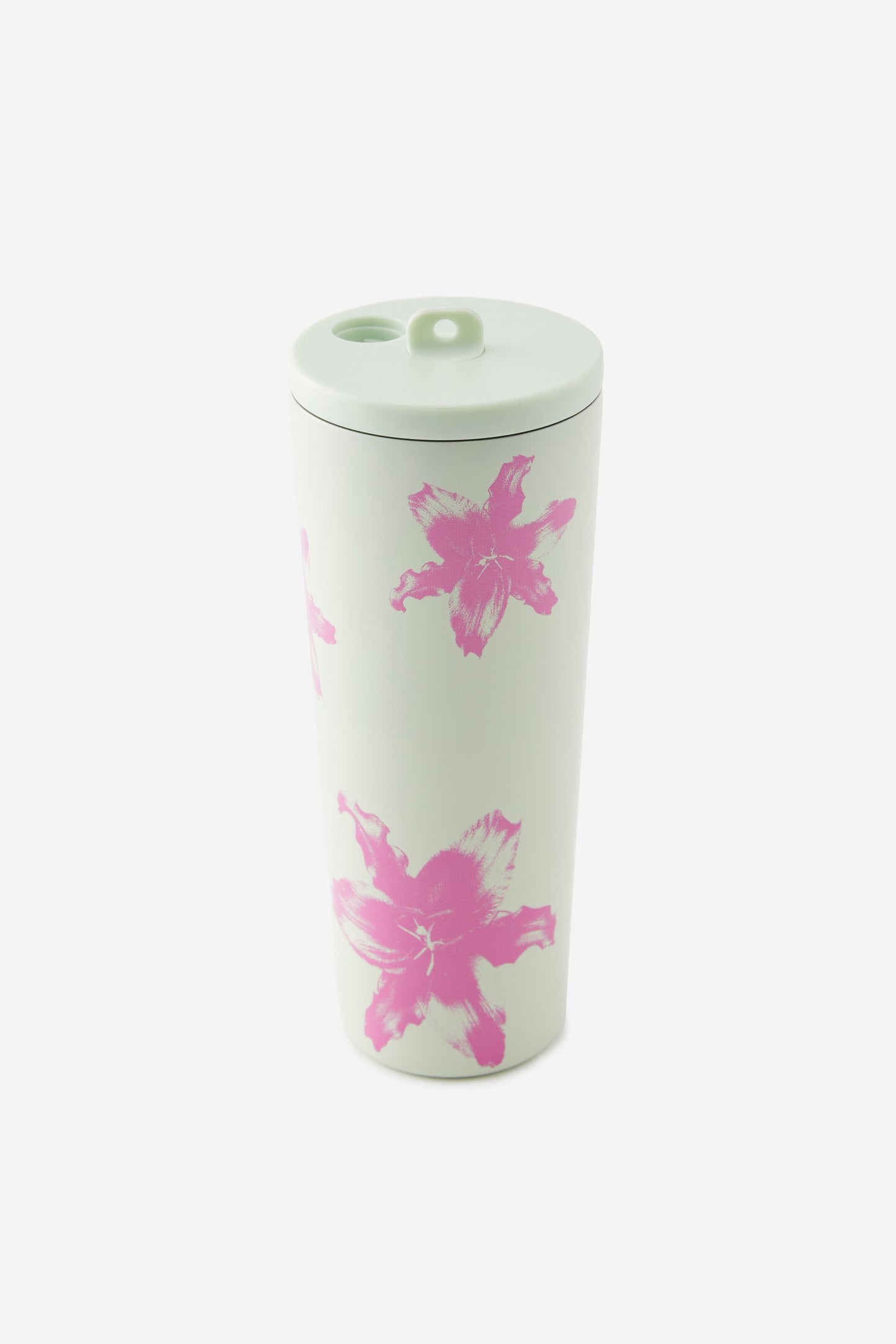 Hidden Straw Metal Smoothie Cup