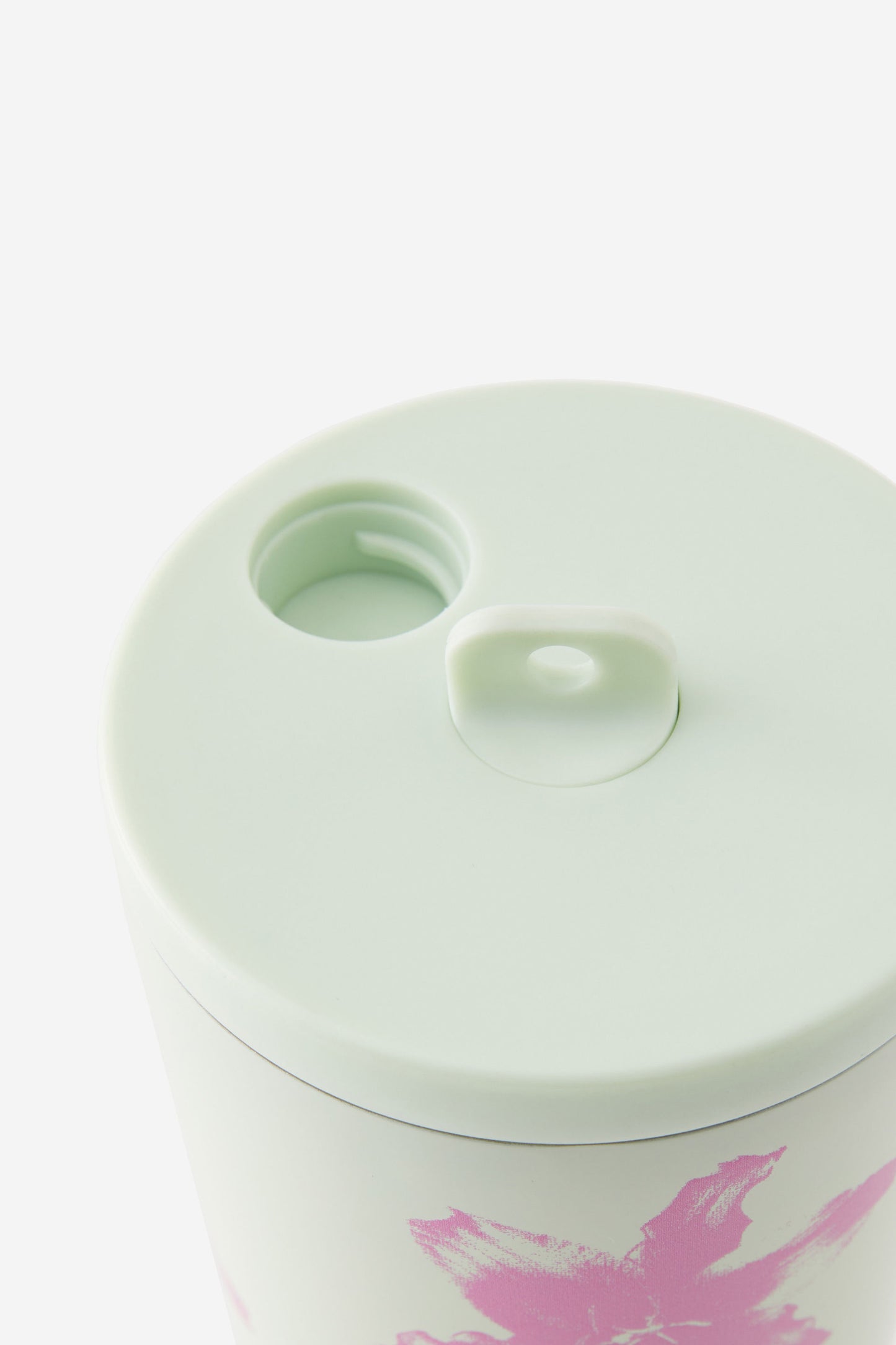 Hidden Straw Metal Smoothie Cup