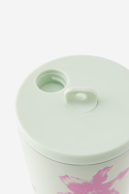 Hidden Straw Metal Smoothie Cup