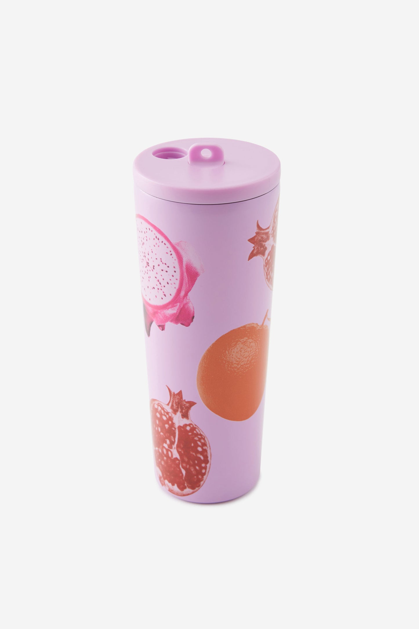 Hidden Straw Metal Smoothie Cup