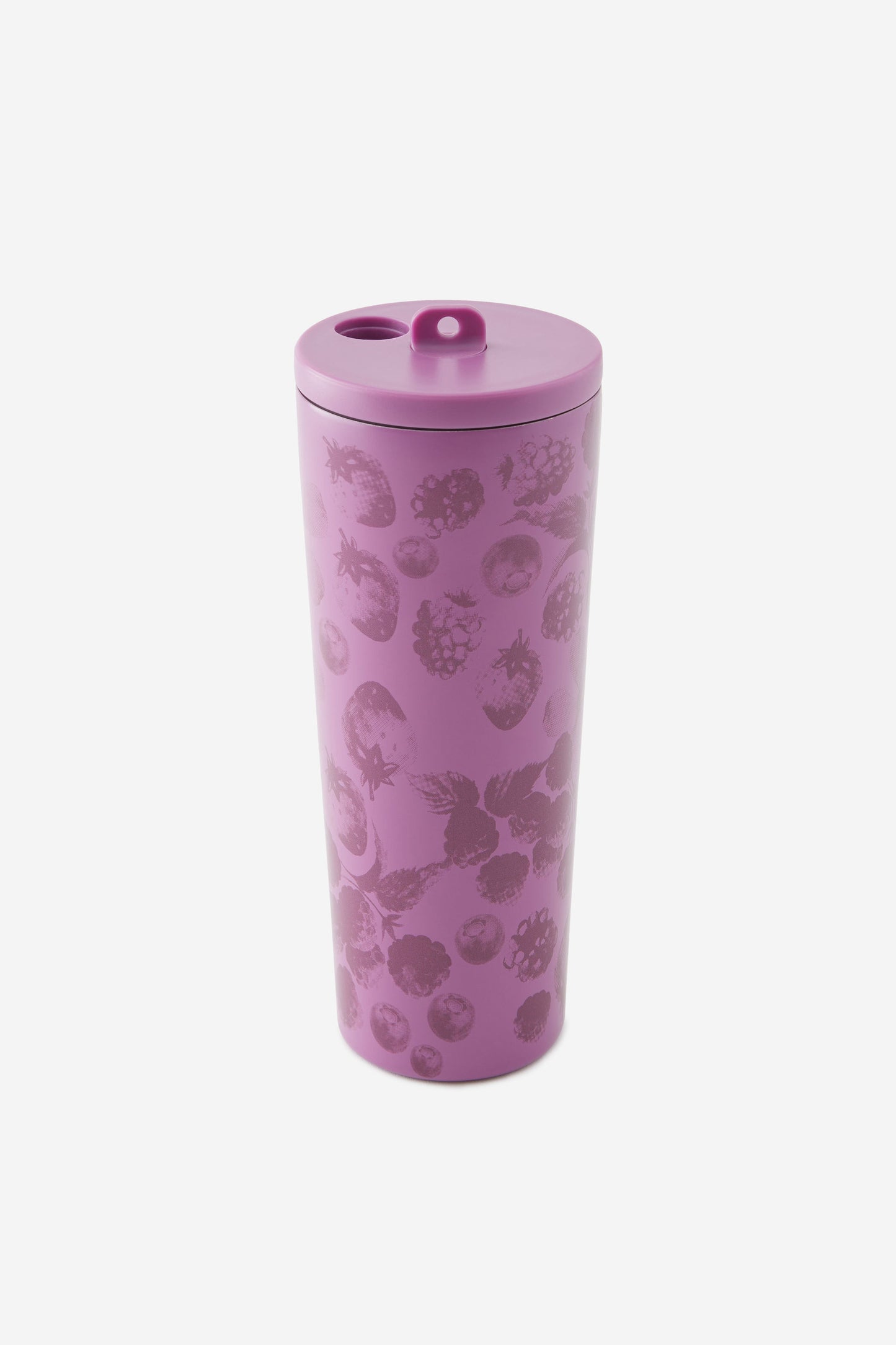 Hidden Straw Metal Smoothie Cup