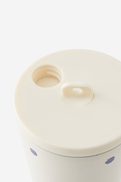 Hidden Straw Metal Smoothie Cup