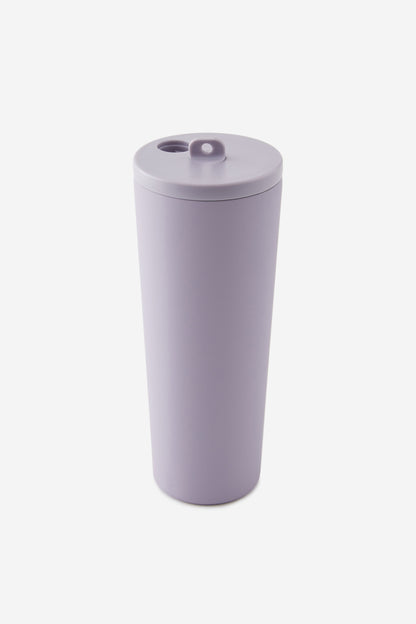 Hidden Straw Metal Smoothie Cup