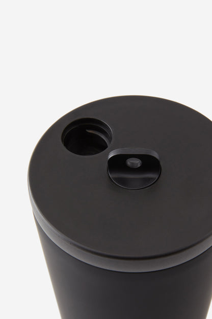 Hidden Straw Metal Smoothie Cup