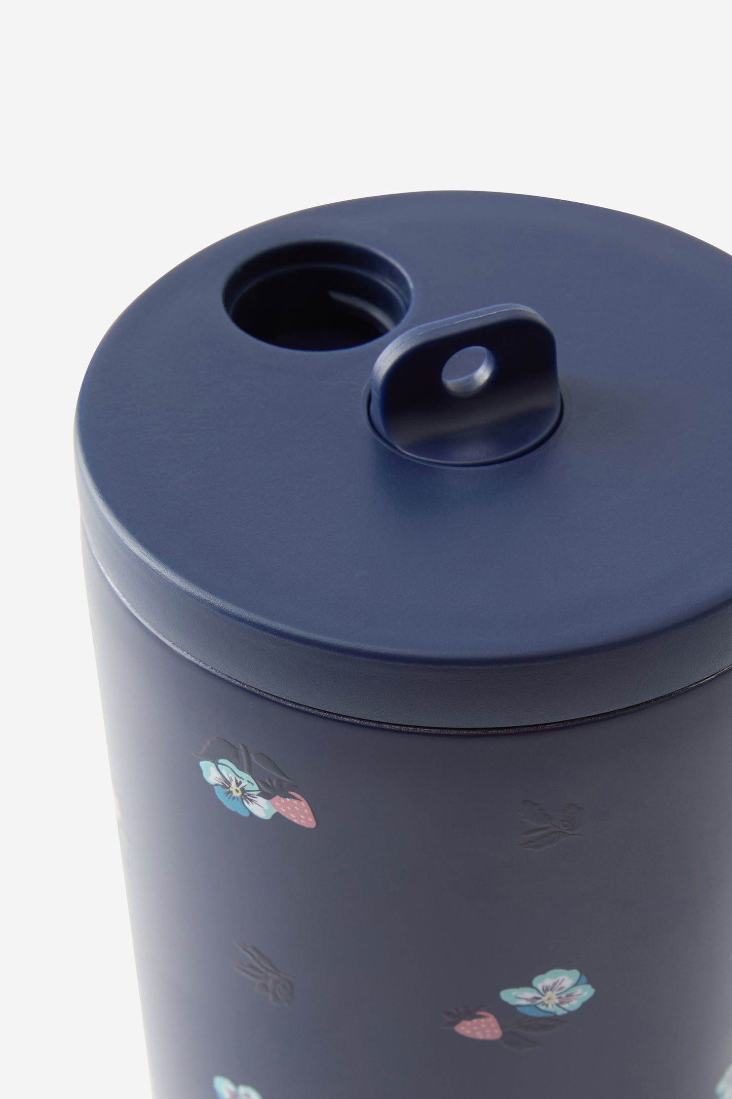 Hidden Straw Metal Smoothie Cup