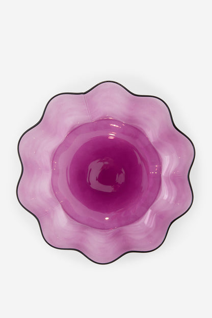 Glass Flower Bowl