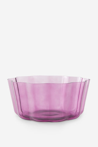 Glass Flower Bowl