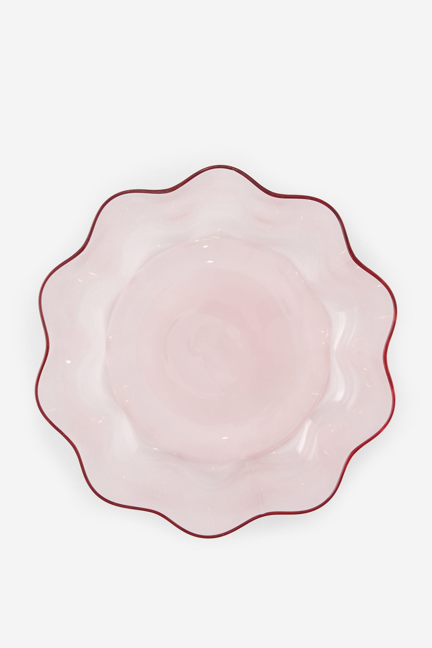 Glass Flower Bowl