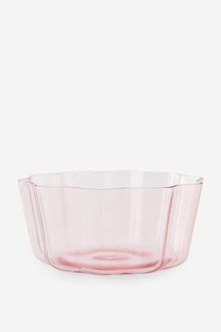 Glass Flower Bowl