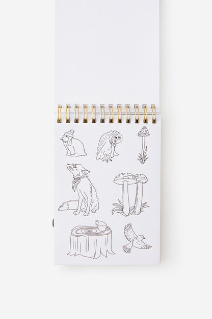 Colour In Sticker Book