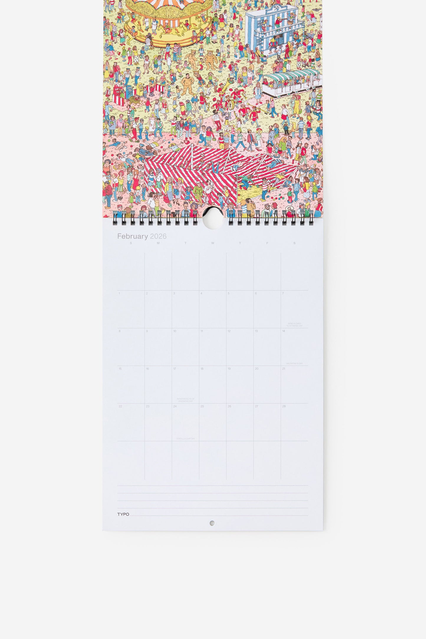 Where&#39;s Wally 2026 Get A Date Wall Calendar