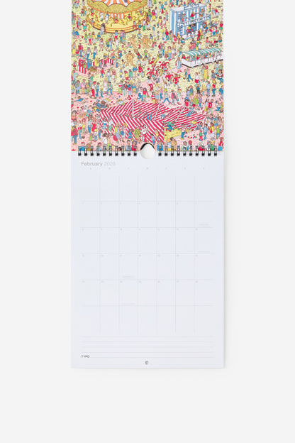 Where&#39;s Wally 2026 Get A Date Wall Calendar