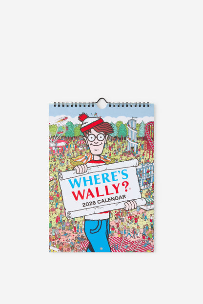 Where&#39;s Wally 2026 Get A Date Wall Calendar
