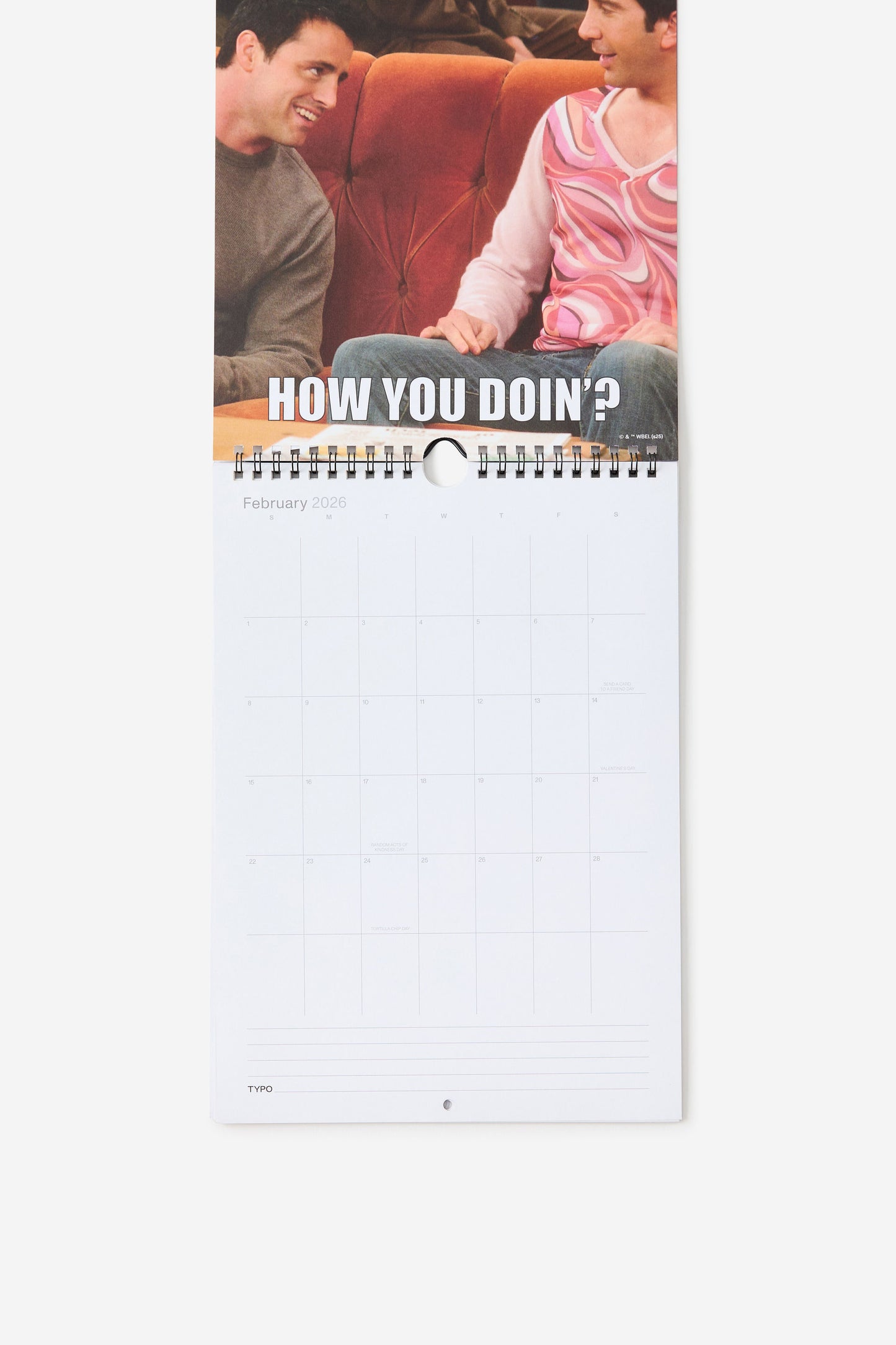 F.R.I.E.N.D.S 2026 Get A Date Wall Calendar