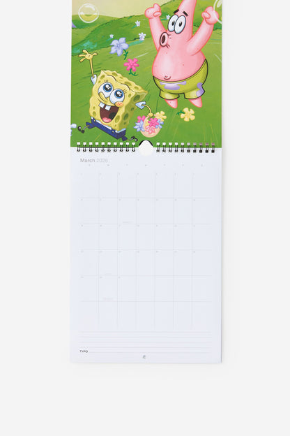 Spongebob Squarepants 2026 Get A Date Wall Calendar