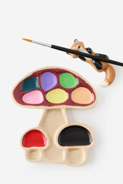 Woodland Mushrooms Paint &amp; Palette Set