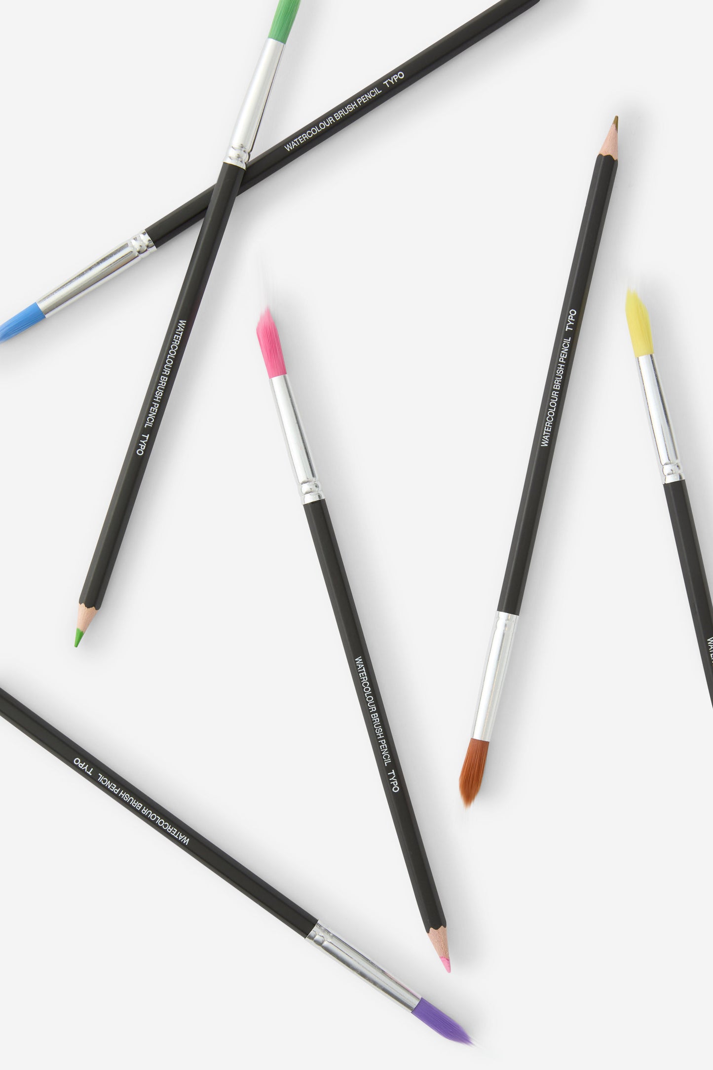Watercolour Brush Pencils 6Pk