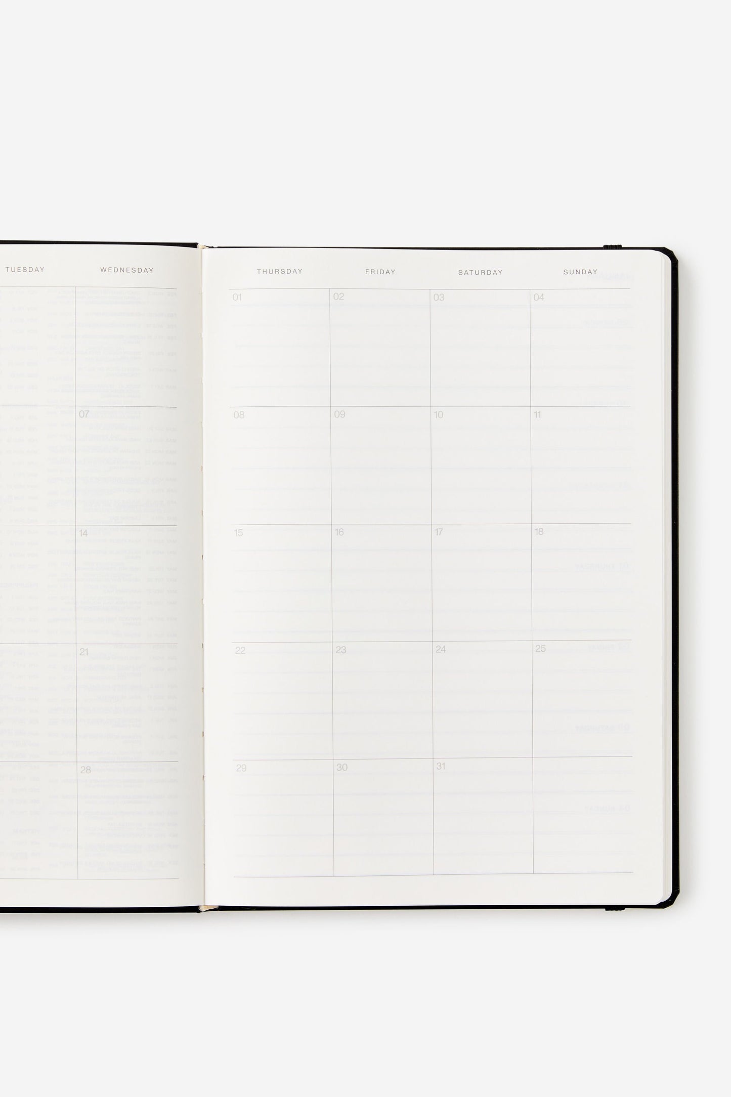 2026 B5 Weekly Hard Metro Diary