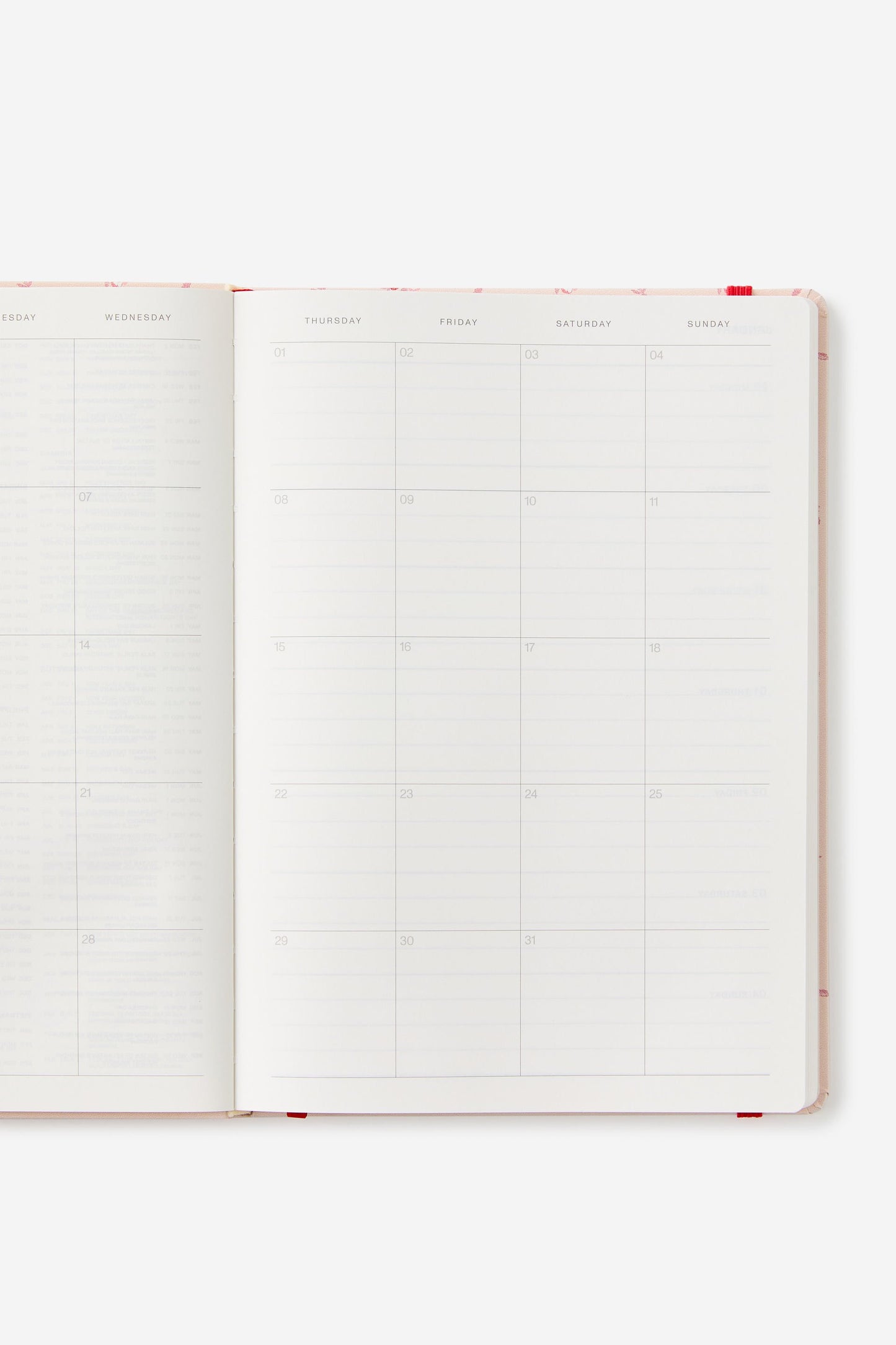 2026 B5 Weekly Hard Metro Diary