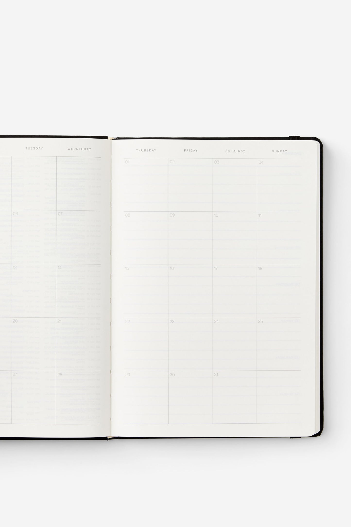 2026 A5 Weekly Hard Metro Diary