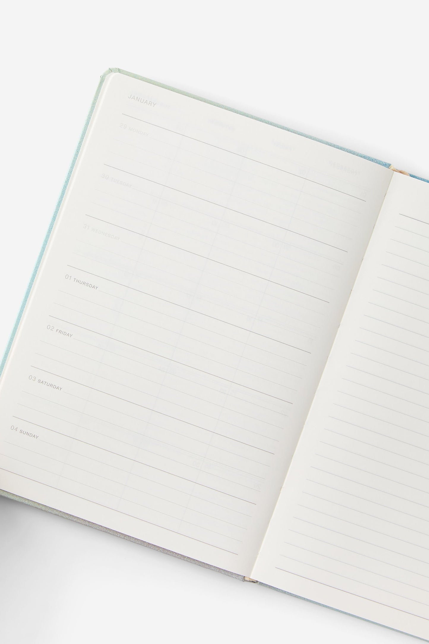 2026 A5 Weekly Hard Metro Diary