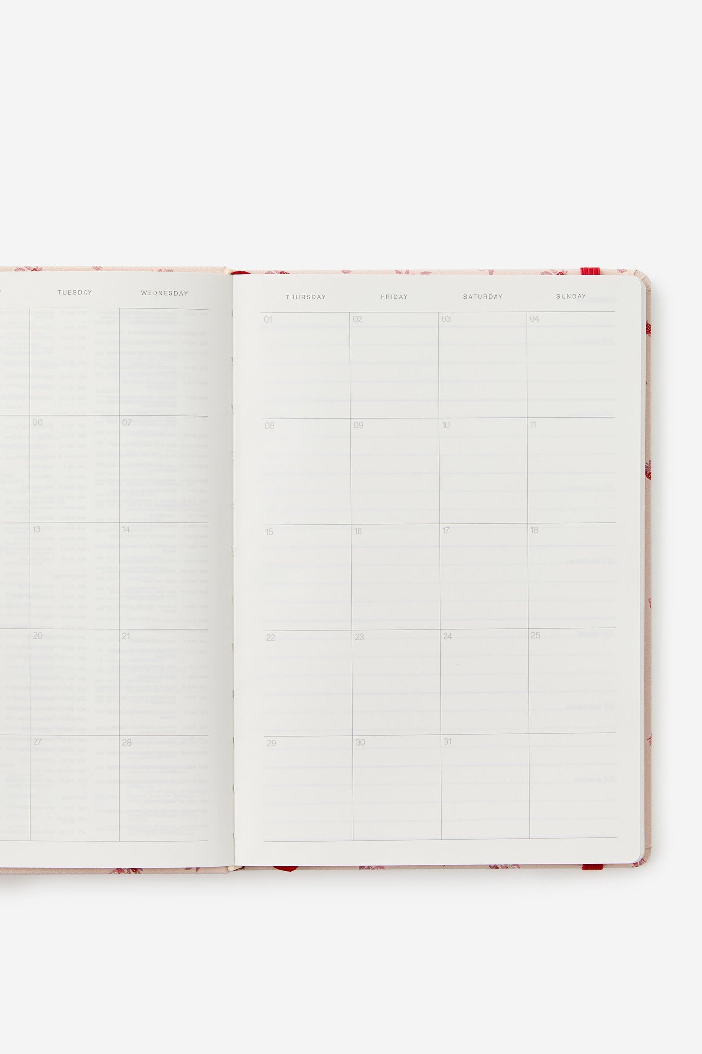 2026 A5 Weekly Hard Metro Diary
