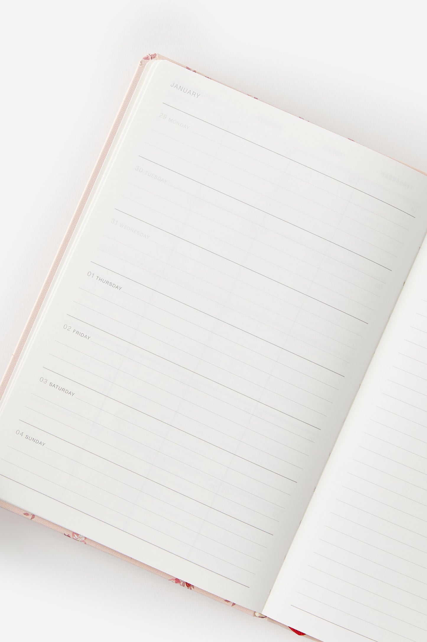 2026 A5 Weekly Hard Metro Diary