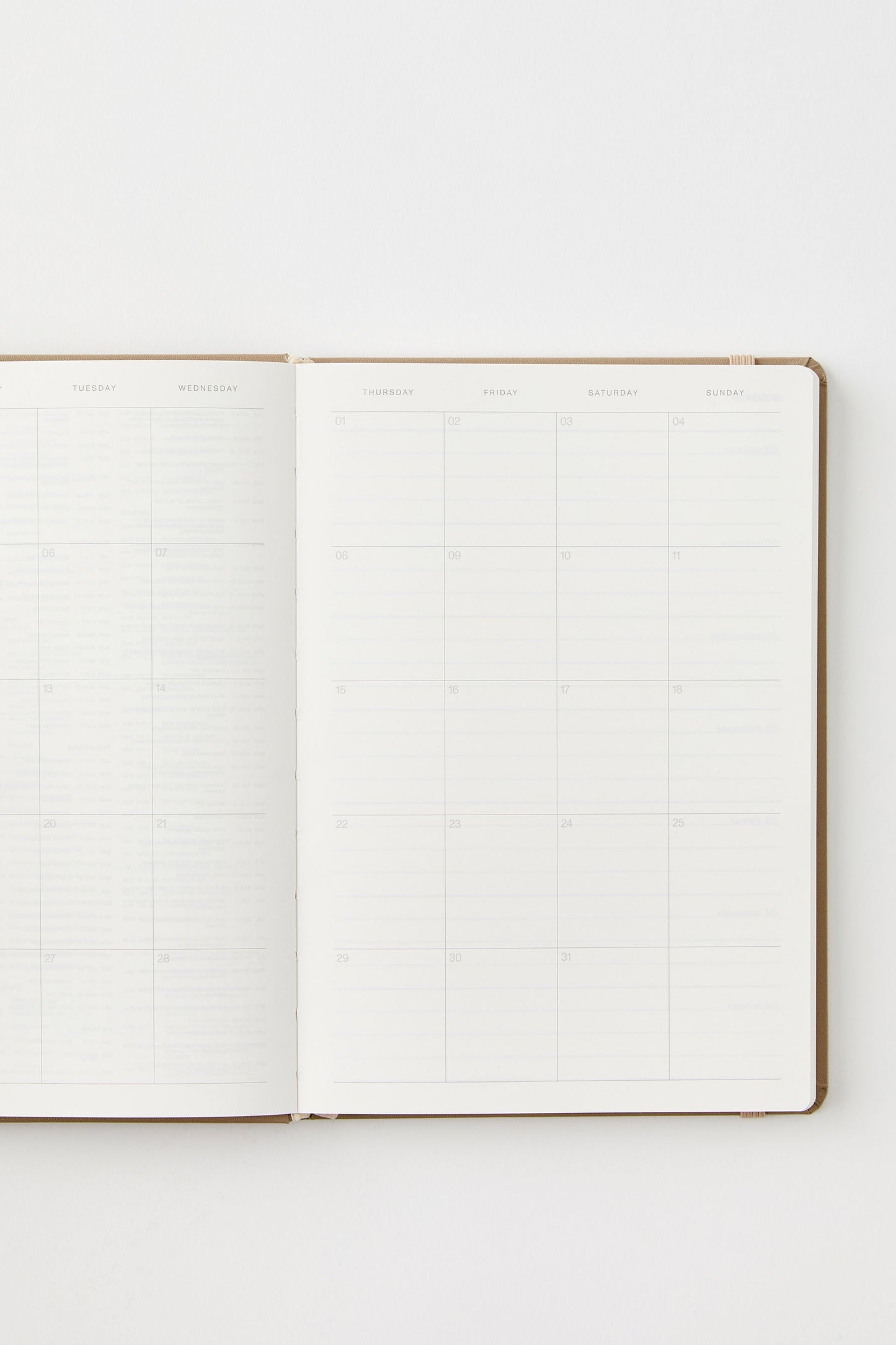 2026 A5 Weekly Hard Metro Diary