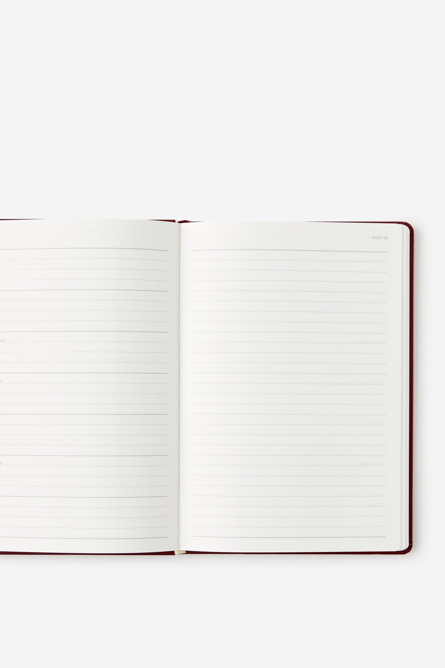 2026 A5 Weekly Hard Metro Diary