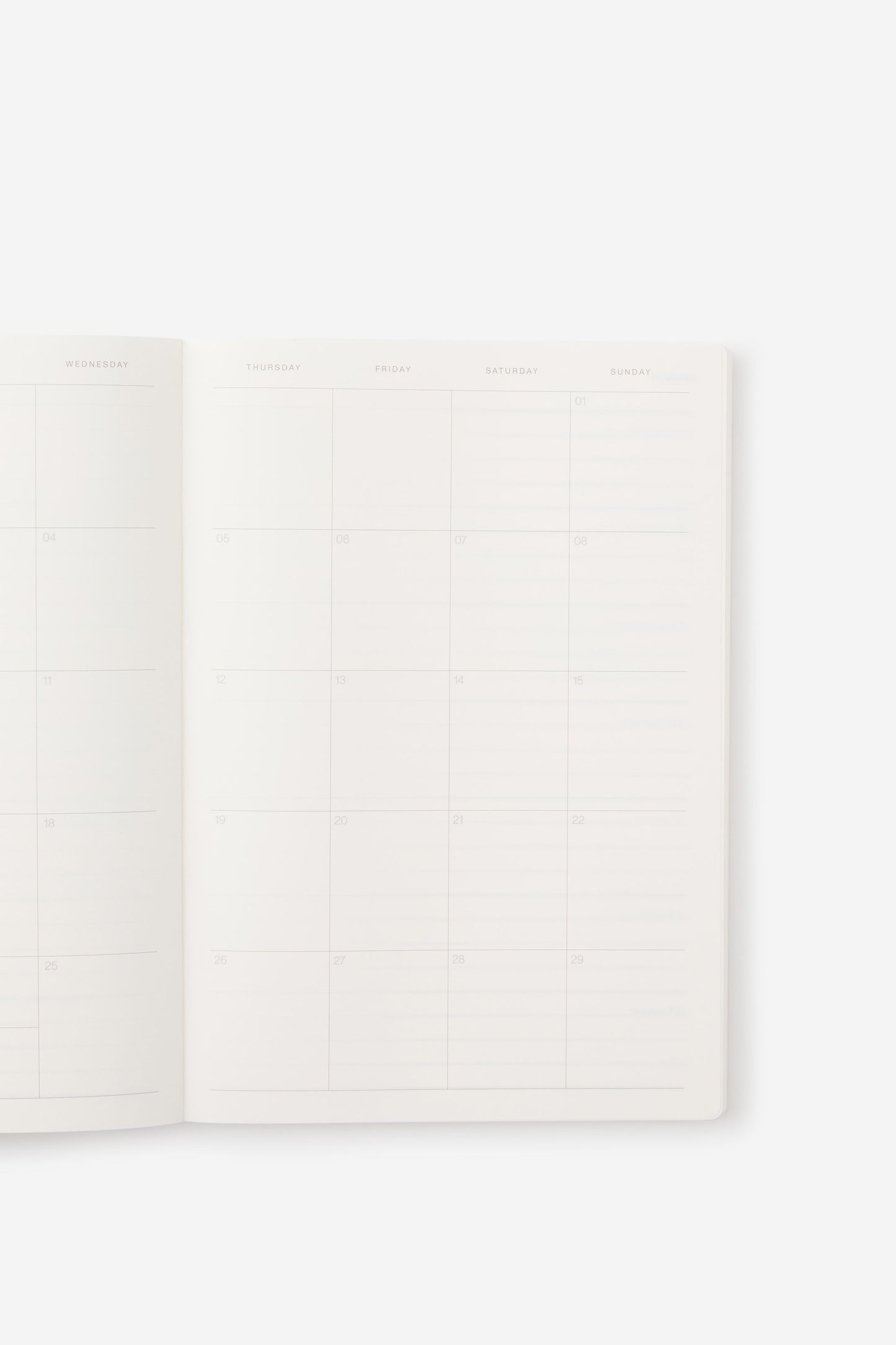 2026 B5 Weekly Soft Metro Diary