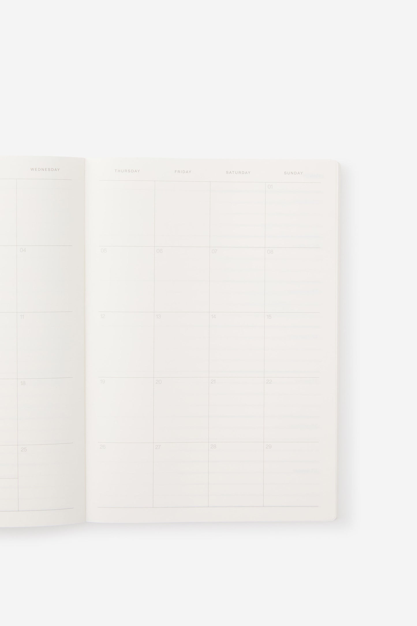 2026 B5 Weekly Soft Metro Diary