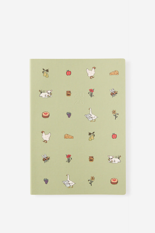 2026 B5 Weekly Soft Metro Diary