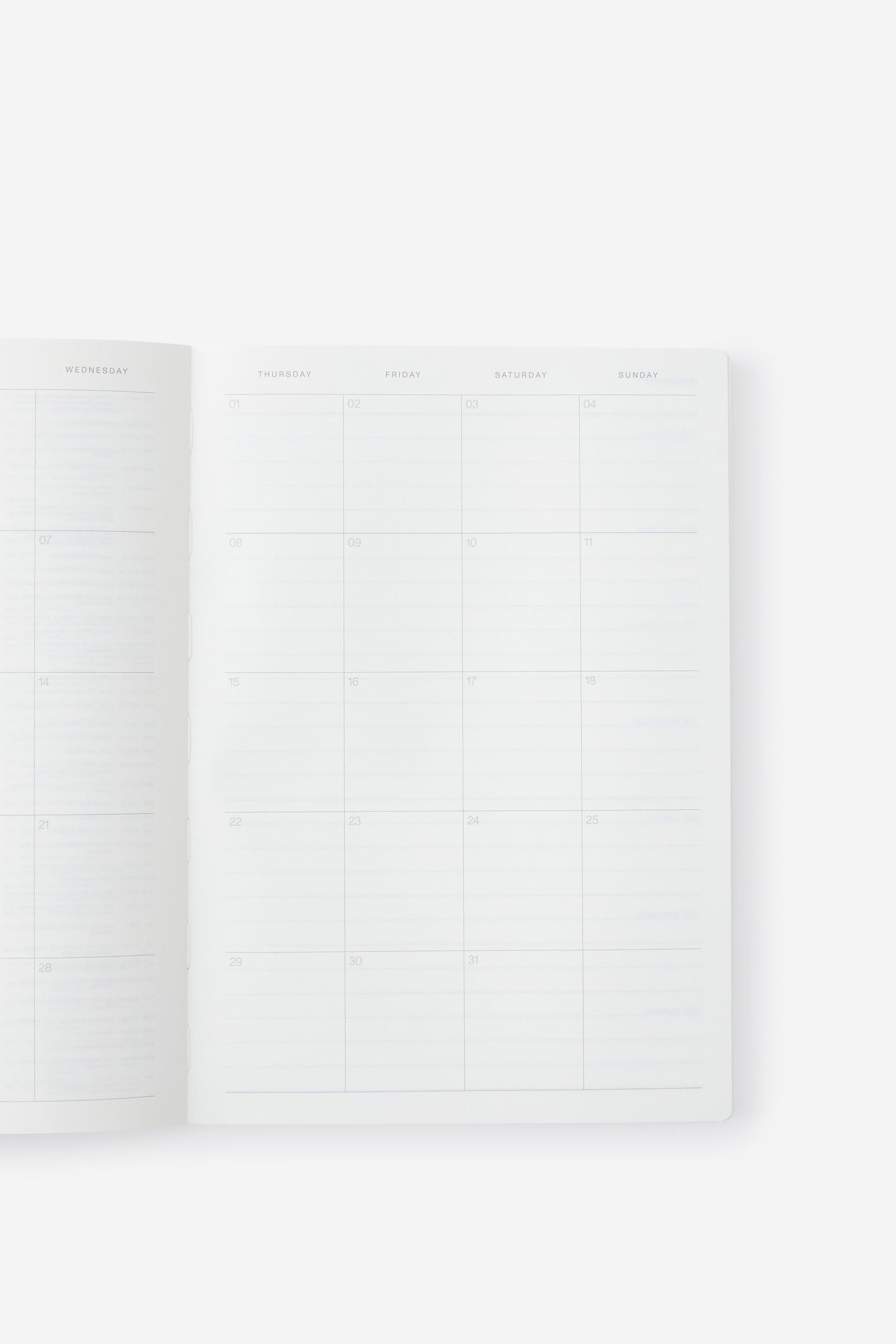 2026 B5 Weekly Soft Metro Diary