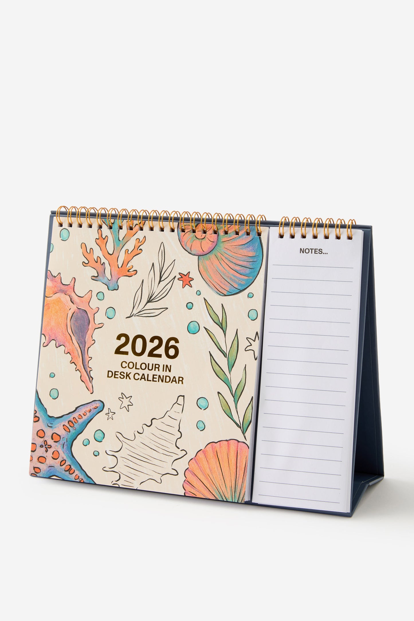 Colour In Desk Calendar