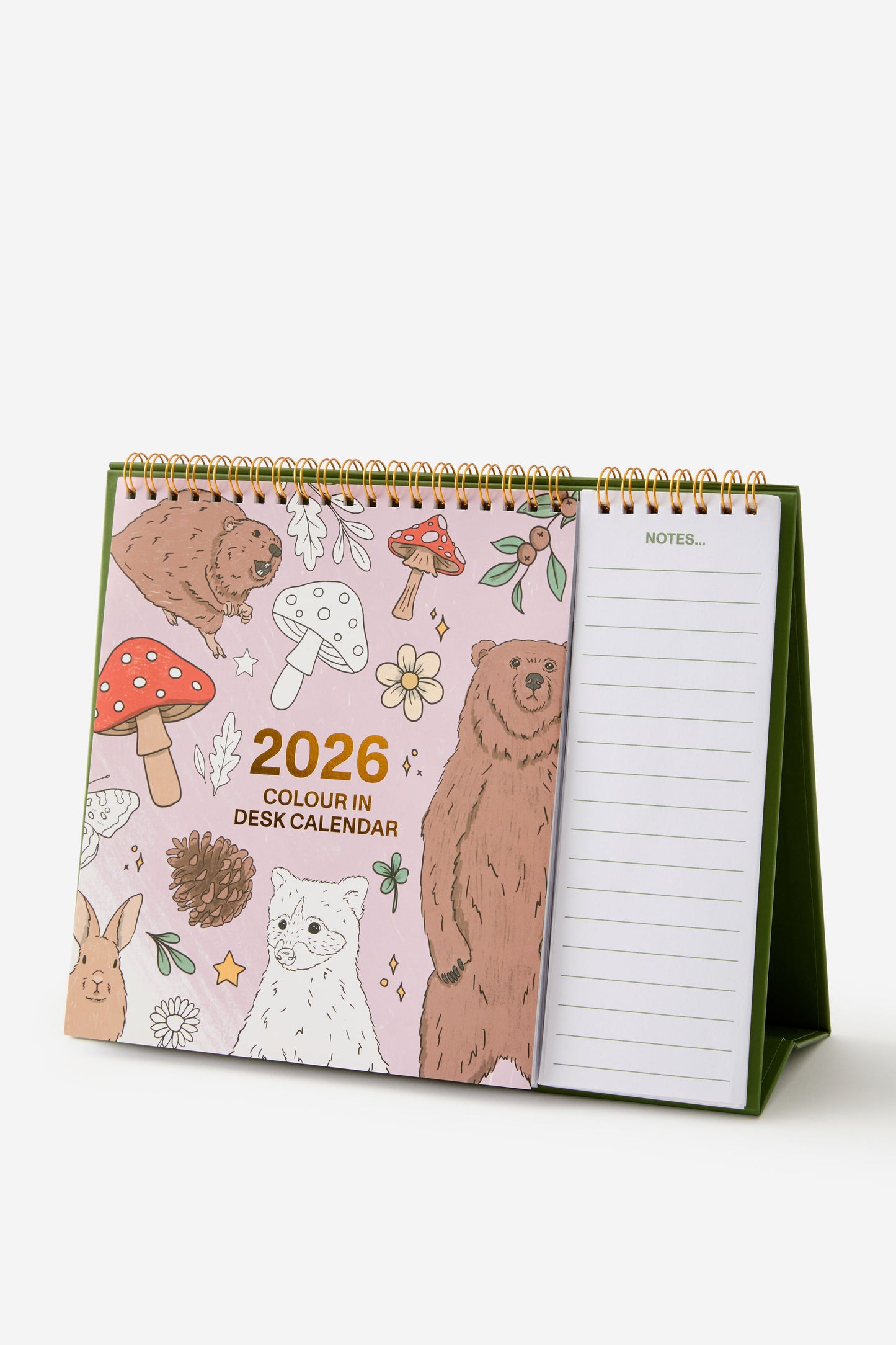 Colour In Desk Calendar