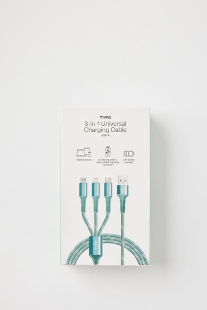 3-In-1 Usb-A Charging Cable