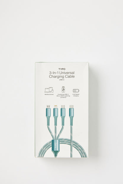 3-In-1 Usb-C Charging Cable