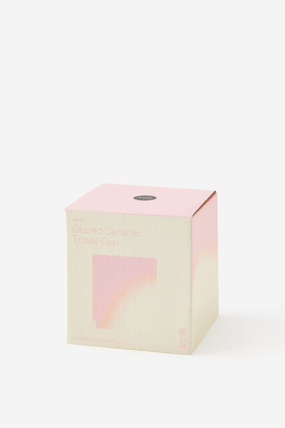 Glazed Ceramic Travel Cup Short